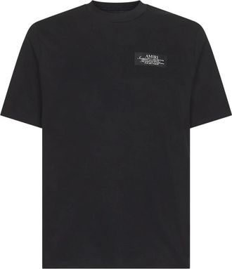 Amiri Spirit Tee - Heren - T-shirts - Zwart - S - Katoen - Tops