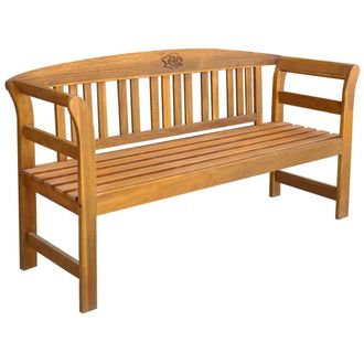 vidaXL Banco De Jard&iacute;n Madera Maciza De Acacia 157 Cm Vidaxl