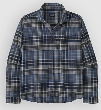 Patagonia LW Fjord Flannel Camicia blu