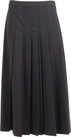 Lorena Antoniazzi Pleated Star Detail Midi Skirt