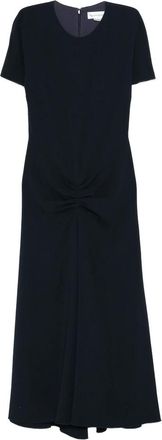 Victoria Beckham Short-sleeve Gathered Dress
