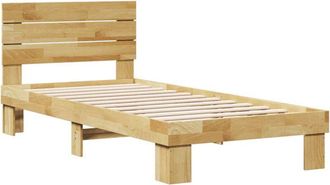vidaXL Estructura De Cama Con Cabecero Sin Colch&oacute;n 75x190 Cm Vidaxl