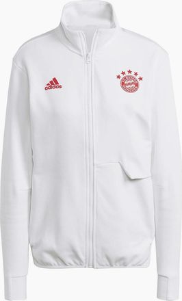 adidas Womens Funnel Neck High Collar Long Sleeve Athletic Top - White - Size: 16