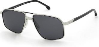 Lozza Sl2447 Luis Figo 0579 Mens Sunglasses Silver Size 58