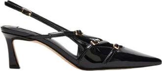 Steve Madden Pumps, female, Black, Size: 8 1/2 US Black Pointed Toe Low Heel Shoe