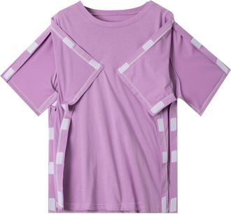 Generic Womens Full Open Front Post-Surgery Shirt, Adjustable Side & Sleeve Openings for Arm Injury Recovery Soft Stretch Tops Easy Wear Recovery Clothing Pur