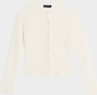 Fabiana Filippi Diagonal-Stitch Sequin Knit Sweater