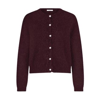 By-Bar Amsterdam Cleo Cardigan - Dames - Truien - Paars - Maat: M Wol