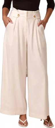 Shore Leave Womens Blair Wide Leg Pants In White