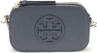 Tory Burch Blauwe Leren Schoudertas