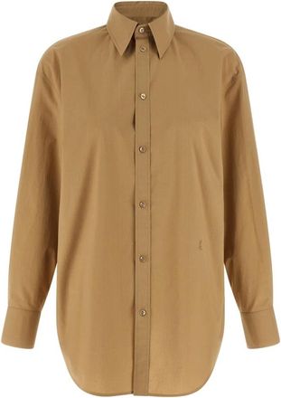 Saint Laurent Mujer, Blusas y Camisas, Marr&oacute;n, Talla: M