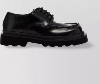 Dolce & Gabbana leather derby lace-up shoes