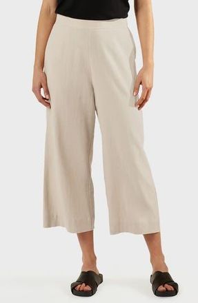Matty M Magnolia Linen Blend Culottes in Natural at Nordstrom Rack, Size X-Large
