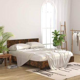 Berkfield Home Classic Bed Headboard Smoked Oak 160x1.5x80 cm Engineered Wood in Brown