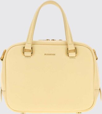 Jil Sander Borsa a mano Vision mini in pelle ovina con doppio manico e zip
