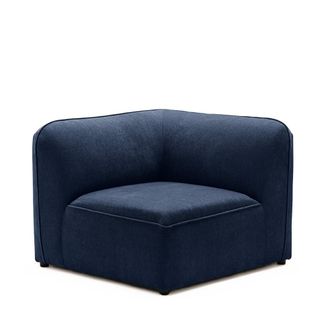 DRAWER &Aacute;ngulo reversible para sof&aacute; modular de tela - Azul marino