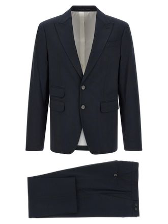 Dsquared2 Blue Wool Mens Suit