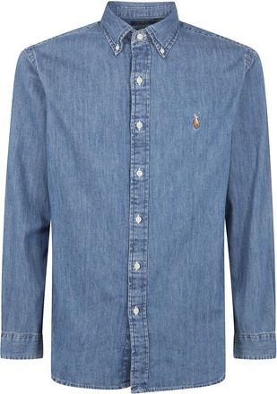 Polo Ralph Lauren Denim Shirts - Heren - Spijkeroverhemden - Blauw - XL - Denim - Overhemden