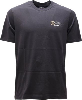 Paul & Shark Paul & Shark, T-Shirts, male, Black, Size: XS Cotton T-Shirt