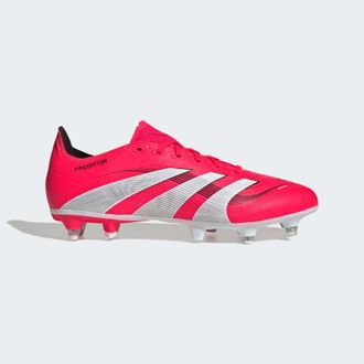 adidas adidas Performance Unisex Predator League Soft Ground Boots - Red - Size UK 11.5