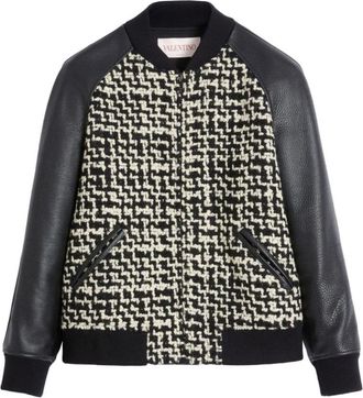 Valentino Garavani Stijlvolle Jas - Heren - Bomber jackets - Zwart - M - Wol - Jassen