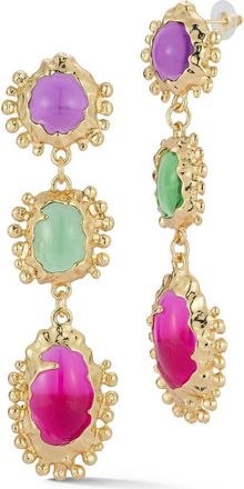 Sphera Milano CZ Beaded Drop Earrings in Gold at Nordstrom Rack