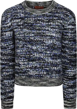 Missoni Round-neck Truien - Dames - Ronde hals truien - Blauw - S - Truien & Vesten