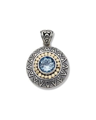 Samuel B. Silver 4.50 Ct. Tw. Blue Topaz Tribe Pendant