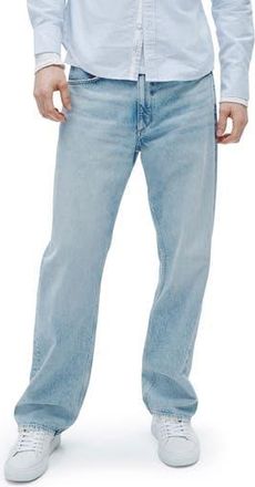 Rag & Bone Fit 4 Authentic Rigid Straight Leg Baggy Jeans in Skylight at Nordstrom Rack, Size 40 X 32