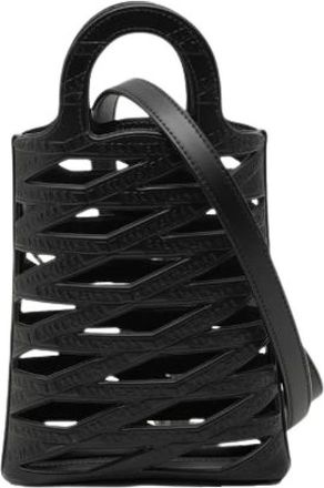 Balenciaga Pre-owned Mini Bags, female, Black, Size: ONE SIZE Pre-owned Neo Phone Holder Leather 2way Shoulder Bag