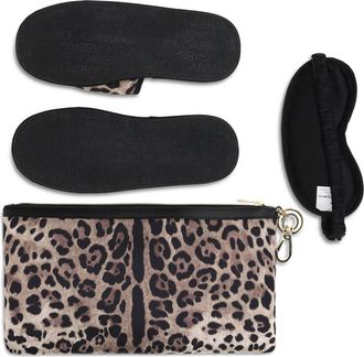 Dolce & Gabbana Unisex Leopard-Print Comfort Kit Leo Extras