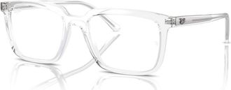 Ray-Ban 52mm Rectangle optical glasses in Transparent at Nordstrom