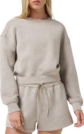 Travis Mathew Cloudscape Sweatshirt in Heather Savannah Tan at Nordstrom, Size X-Large