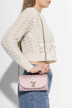 Jimmy Choo London Avn Curve Clutch, Womens, Pink