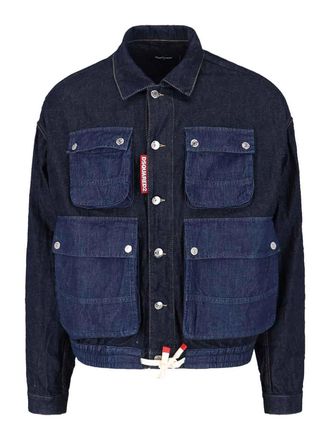 Dsquared2 Denim Cargo Jacket