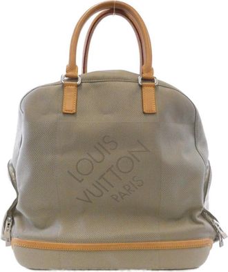 Louis Vuitton Damier Geant Matte Silver Canvas Boston Bag (Pre-Owned)