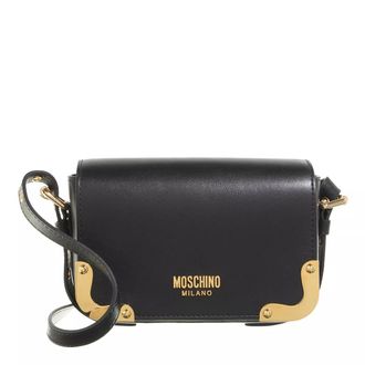 Moschino Schultertasche - Metal Corner Shoulder Bag - Gr. unisize - in Schwarz - für Damen