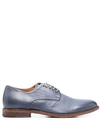 Moma Brogues in pelle - Blu