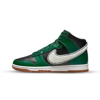 Nike Fitness, Heren, Groen, 42 EU, Leer, Dunk High Chenille Swoosh
