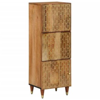 vidaXL Highboard 40x33x110 cm Solid Wood Mango vidaXL
