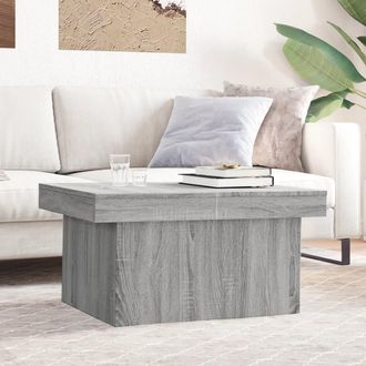 vidaXL Mesa De Centro Madera De Ingenier&iacute;a Gris Sonoma 100x55x40 Cm Vidaxl