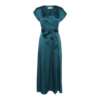 Cream Crloretta Dress - Dames - Maxi kleedjes - Blauw - S - Polyester - Kleedjes
