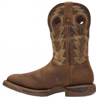Rocky Mens Long Range 11 Waterproof Western Boot In Brown