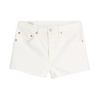 Levi's Dames, Korte broeken, Wit, Maat: W28 Denim