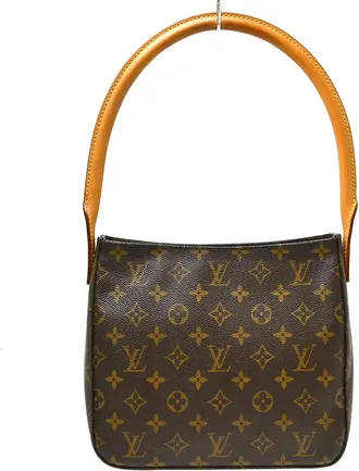 Louis Vuitton Looping Monogram Canvas Brown Canvas Handbag (Pre-Owned)