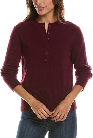 Fort&eacute; Cashmere Crewneck 100% Cashmere Henley