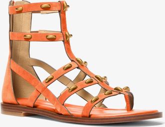 Michael Kors Noa Studded Suede Gladiator Sandal