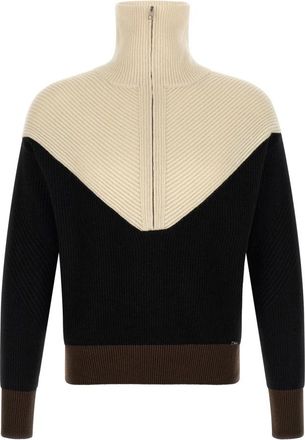 Kiton Pullover met kleurblokken - Dames - Coltruien - Veelkleurig - 2XS - Kasjmier - Truien & Vesten