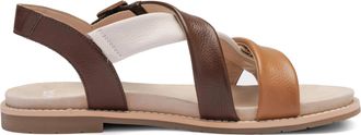 Ara Womens Ember Sandal In Mousse/cream/mocha