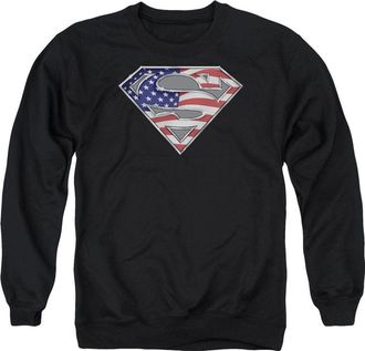 Gildan Superman All American Shield Adult Crewneck Sweatshirt